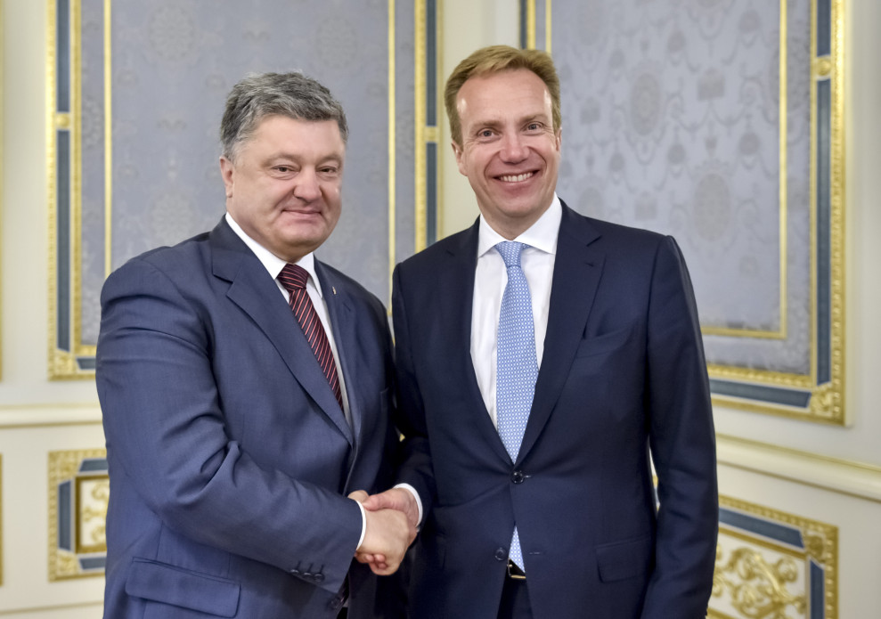 Порошенко поблагодарил норвежцев за "дружеское плечо"