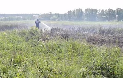 В Киевской области горят семь торфянников