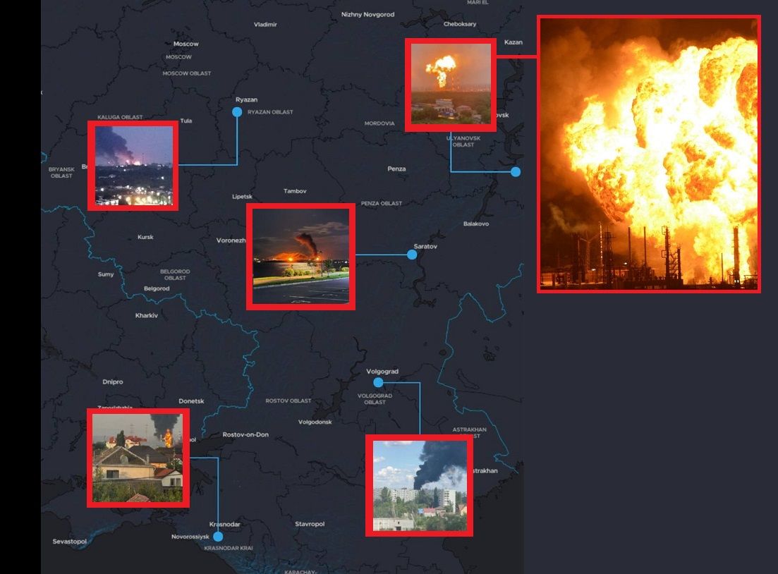 ​Украина выносит российские НПЗ с рекордной скоростью: за 12 дней выбиты и встали уже пять заводов