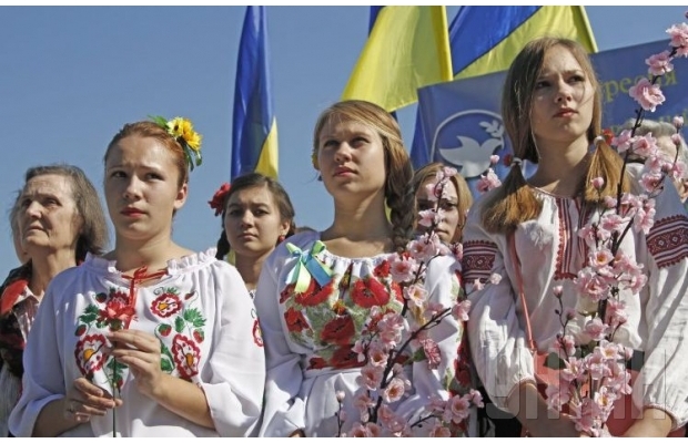 Прямая видео-трансляция "Марша мира" в Киеве 21.09