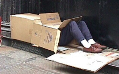 В Крыму увеличилось количество бездомных людей