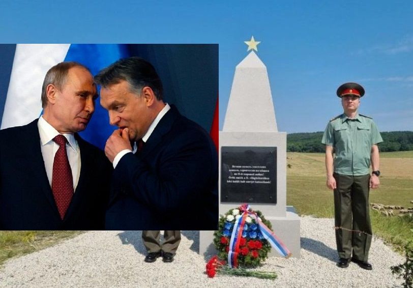 В Венгрии с помпой отреставрировали советский памятник: Путину и Орбану напомнили неудобную правду