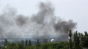 Донецк, аэропорт, 15 августа, АТО