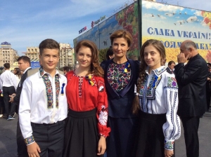Порошенко, Марина, дети, семья, флешмоб, поддержка, вода