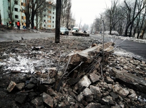 мотель, донецк, взрыв, грузовик, чп, видео